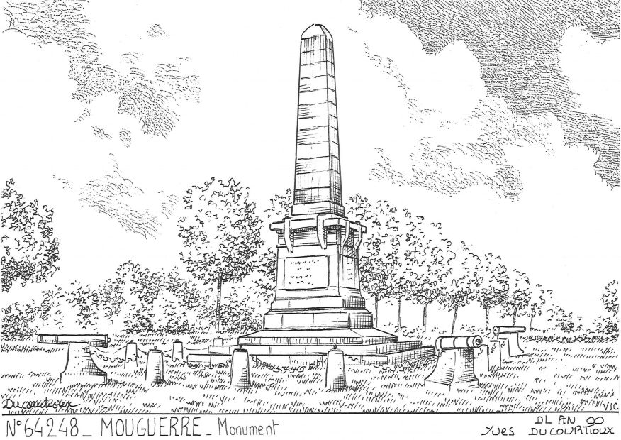 Cartes postales MOUGUERRE - monument