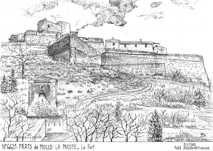 Cartes postales PRATS DE MOLLO LA PRESTE - le fort