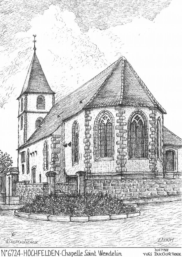 Cartes postales HOCHFELDEN - chapelle st wendelin