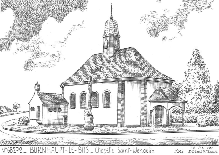 Cartes postales BURNHAUPT LE BAS - chapelle st wendelin