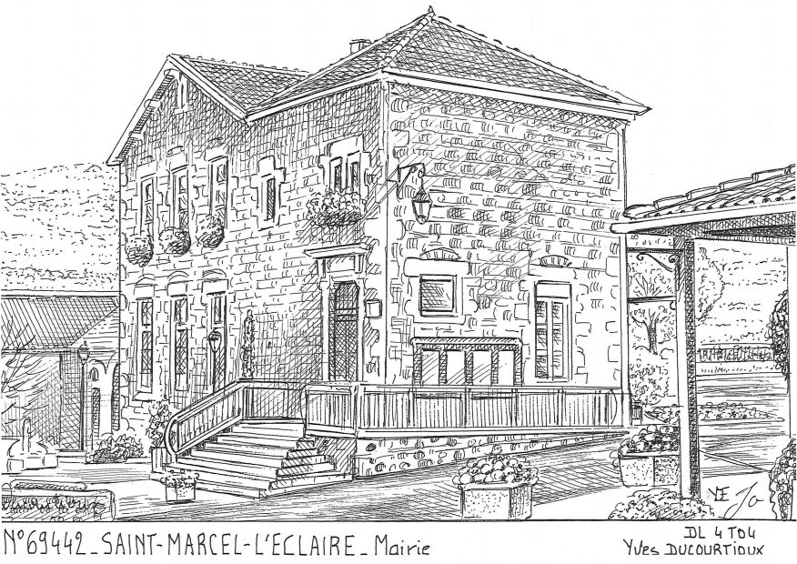 Cartes postales ST MARCEL L ECLAIRE - mairie