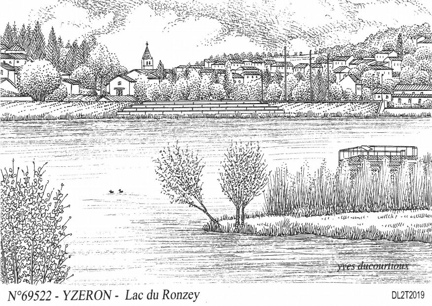 Cartes postales YZERON - lac de ronzey