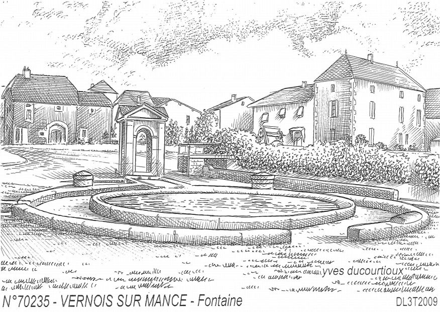 Souvenirs VERNOIS SUR MANCE - fontaine