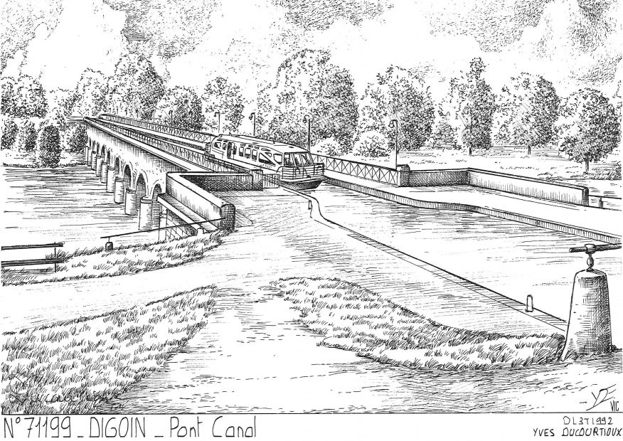 Souvenirs DIGOIN - pont canal