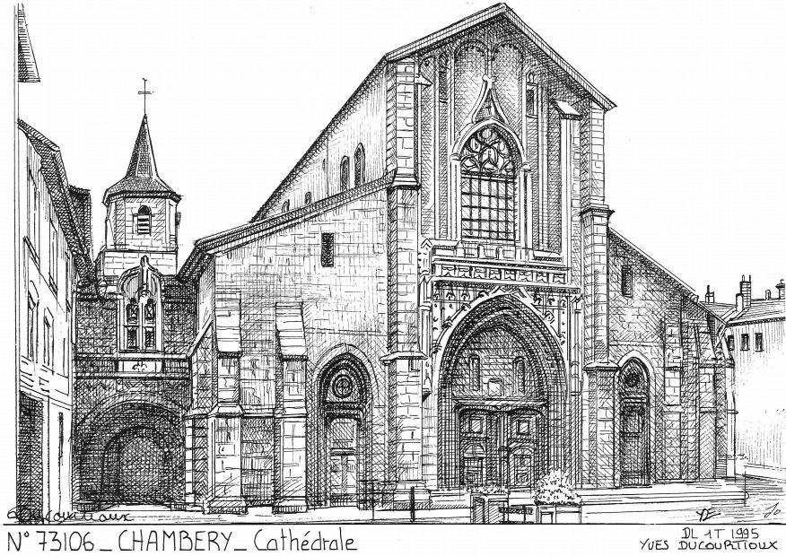 Cartes postales CHAMBERY - cathdrale