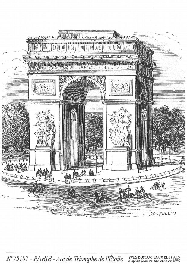 Souvenirs PARIS - arc de triomphe de l toile