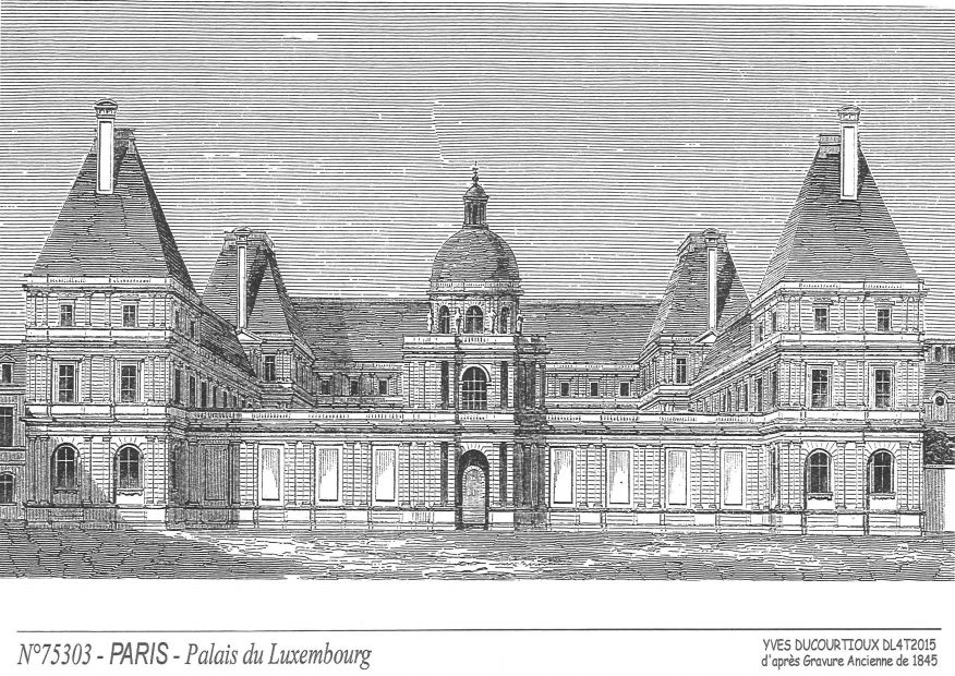 Cartes postales PARIS - palais du luxembourg