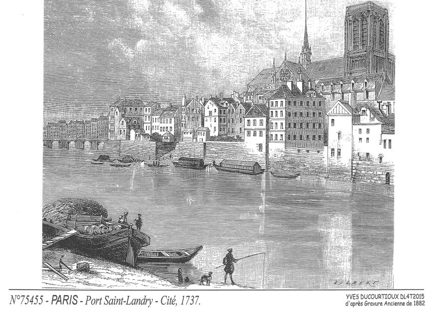 Souvenirs PARIS - port st landry - cit, 1737