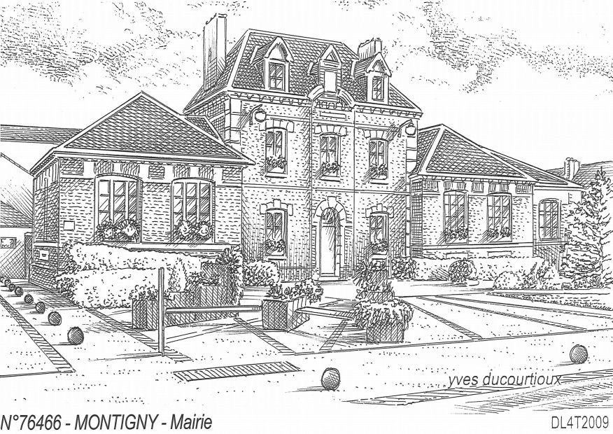 Cartes postales MONTIGNY - mairie