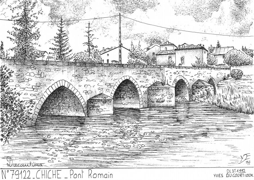 Cartes postales CHICHE - pont romain