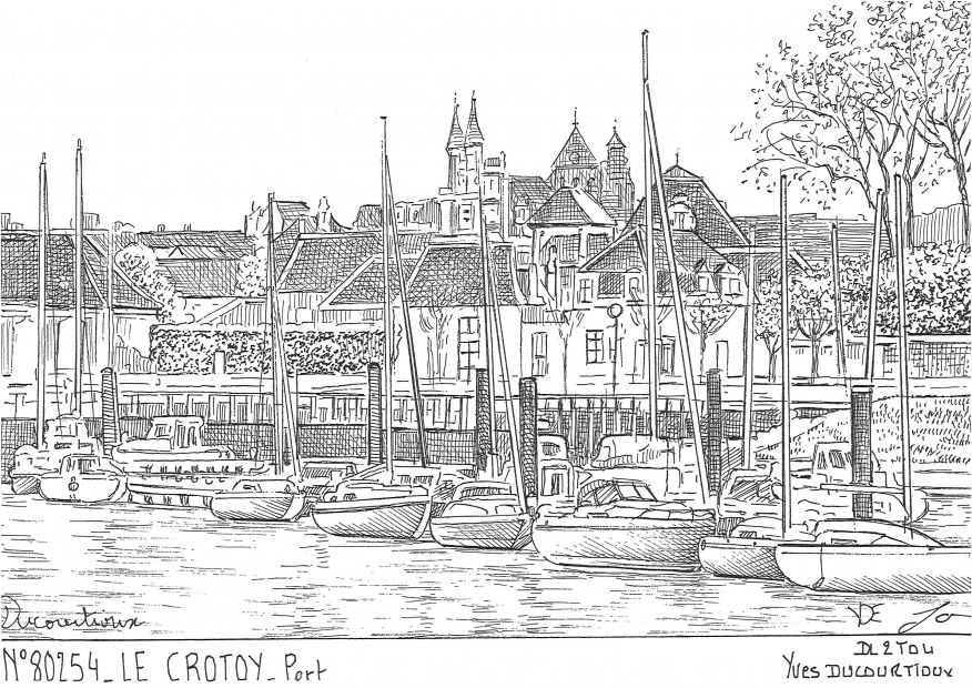 Cartes postales LE CROTOY - port