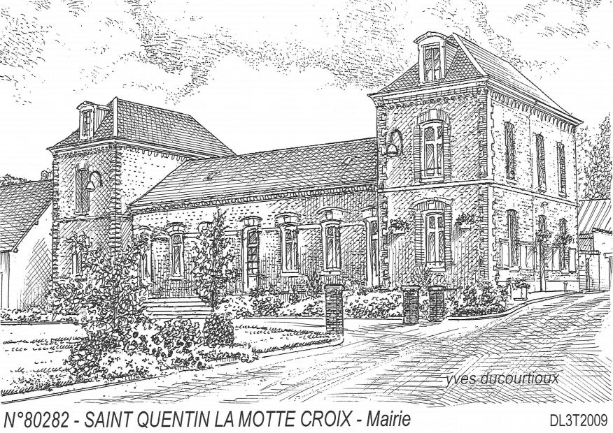 Cartes postales ST QUENTIN LA MOTTE CROIX - mairie