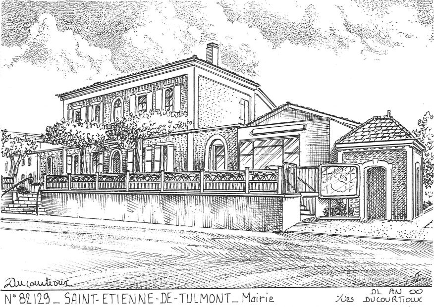 Souvenirs ST ETIENNE DE TULMONT - mairie