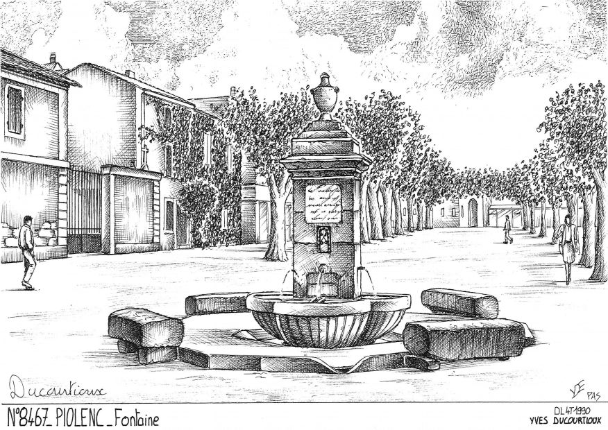 Souvenirs PIOLENC - fontaine