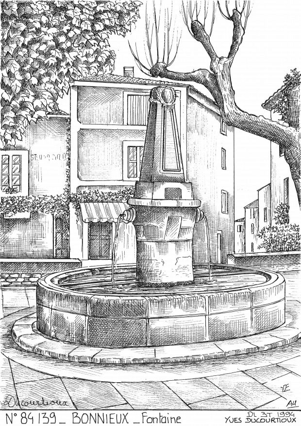 Souvenirs BONNIEUX - fontaine