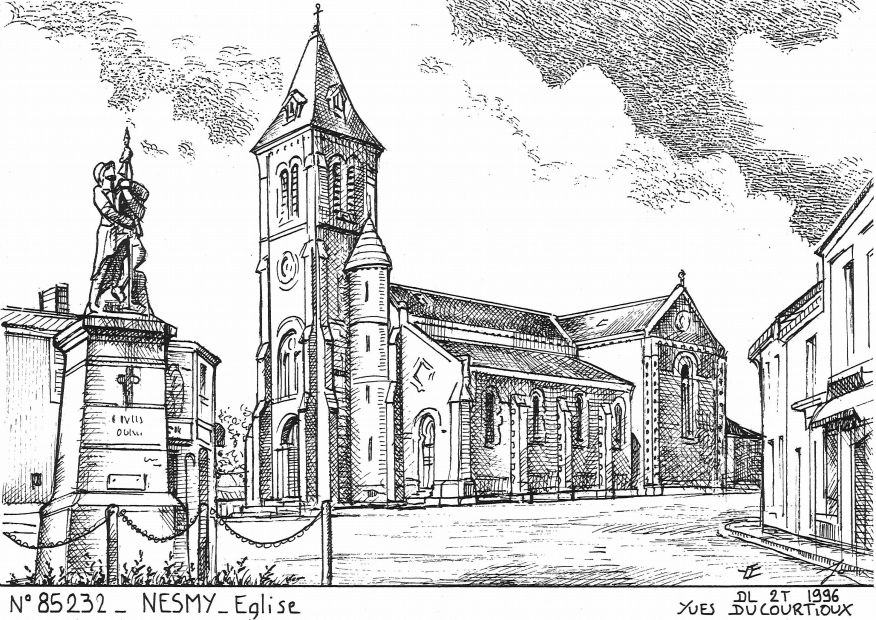 Cartes postales NESMY - glise