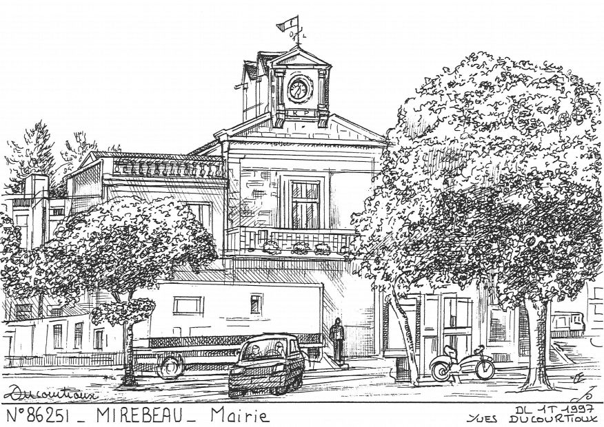 Cartes postales MIREBEAU - mairie