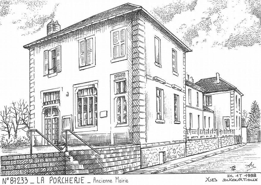 Cartes postales LA PORCHERIE - ancienne mairie