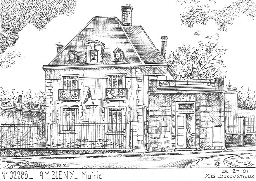 N 02288 - AMBLENY - mairie