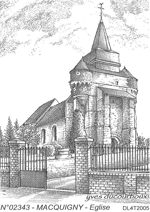 N 02343 - MACQUIGNY - glise