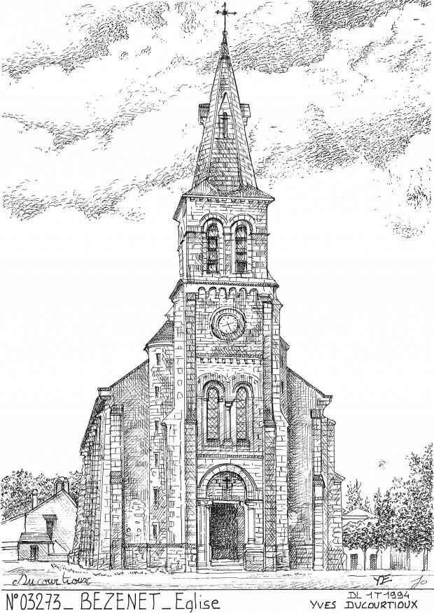 N 03273 - BEZENET - église