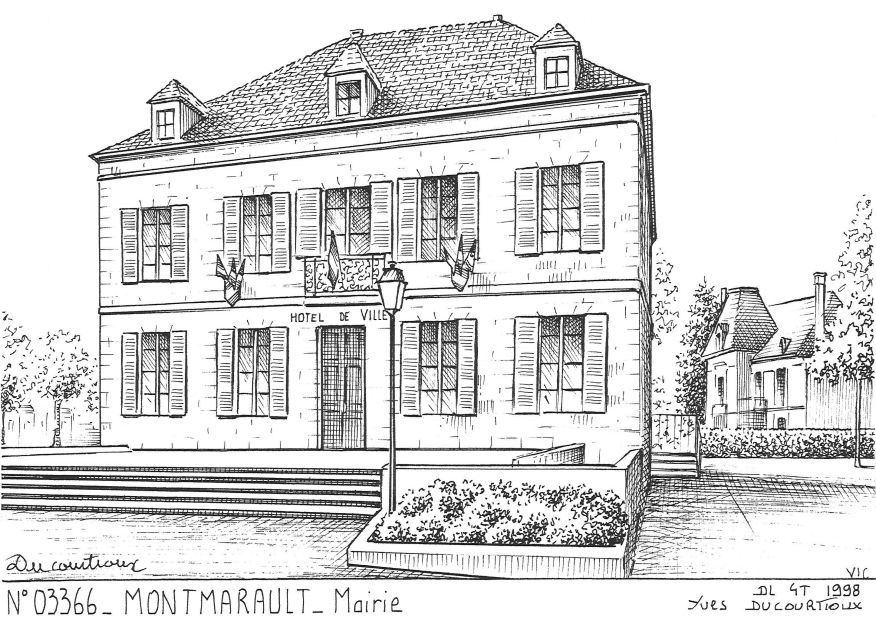 N 03366 - MONTMARAULT - mairie