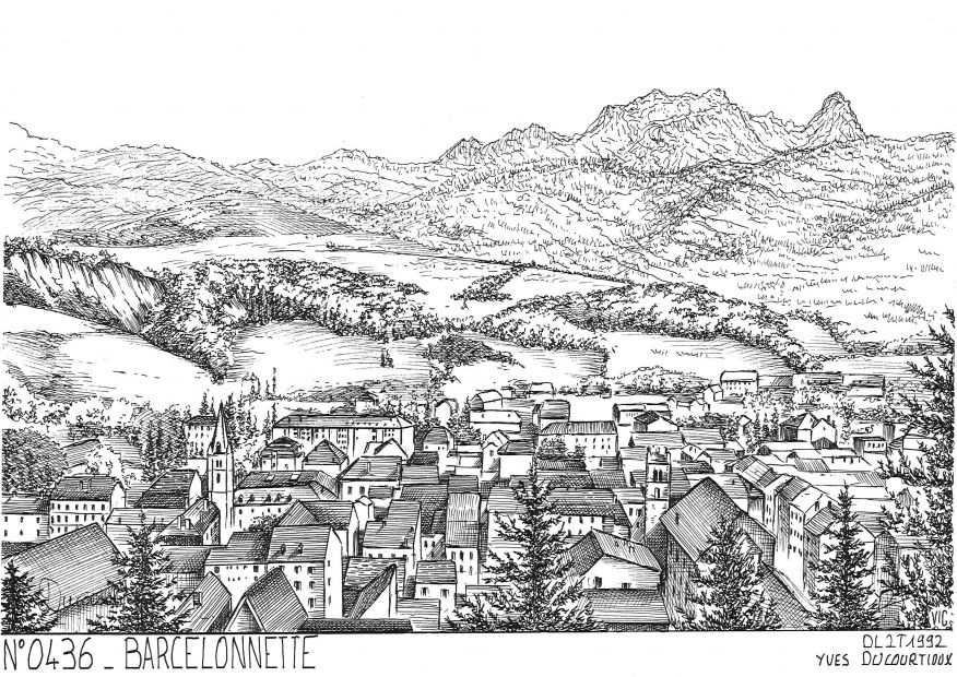 N 04036 - BARCELONNETTE - vue