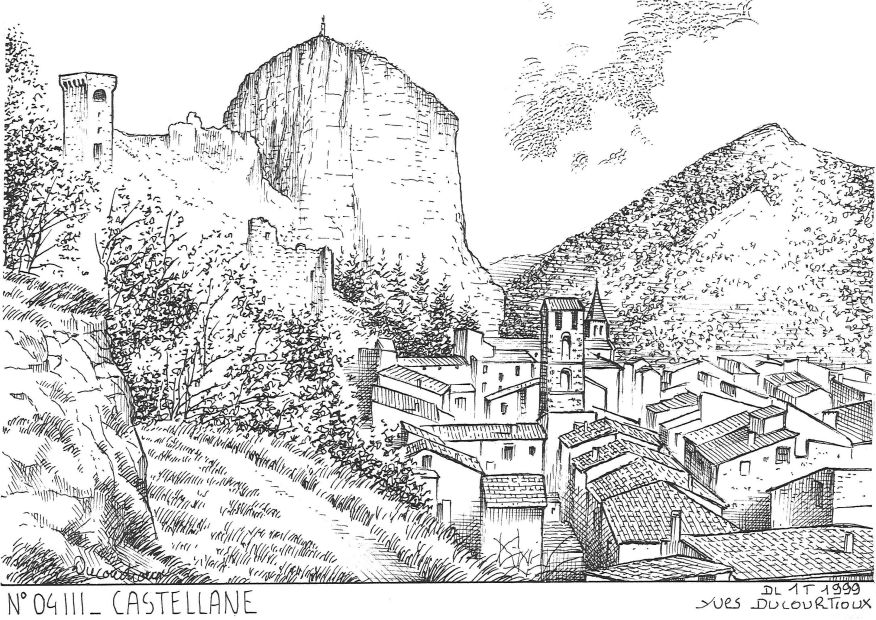 N 04111 - CASTELLANE - vue