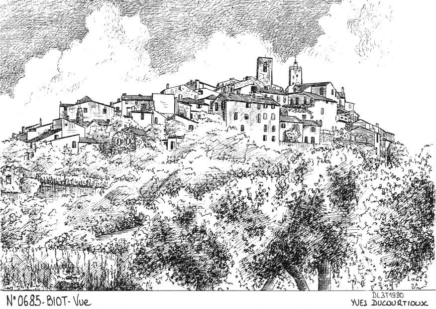 N 06085 - BIOT - vue