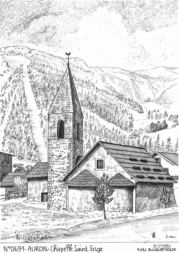 N 06091 - AURON - chapelle st rige