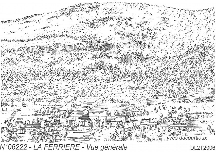 N 06222 - VALDEROURE - vue de la ferrière