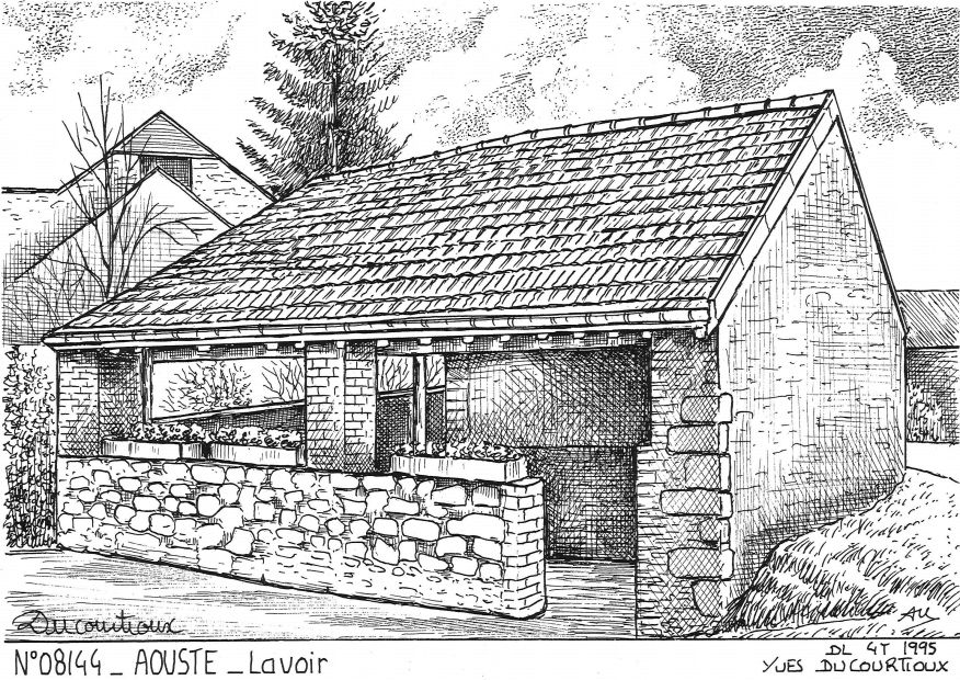 N 08144 - AOUSTE - lavoir