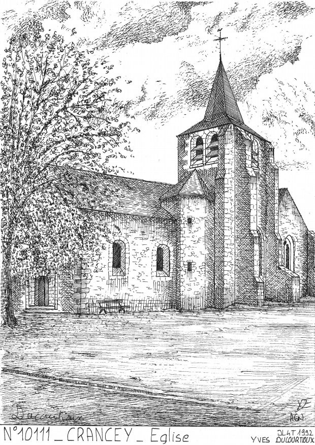 N 10111 - CRANCEY - église