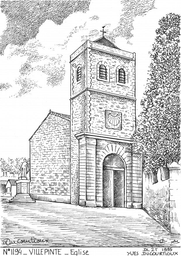 N 11094 - VILLEPINTE - église