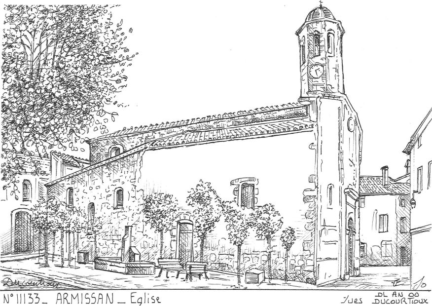 N 11133 - ARMISSAN - glise