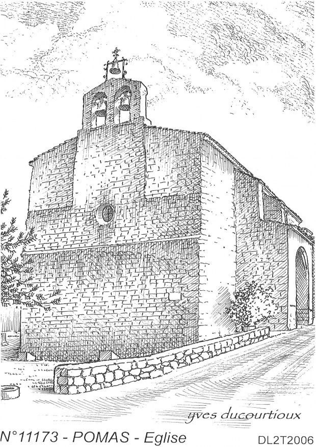 N 11173 - POMAS - église