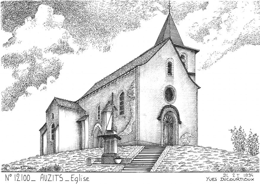 N 12100 - AUZITS - glise