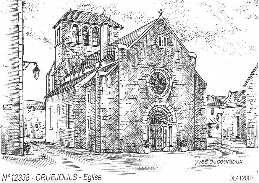 N 12338 - CRUEJOULS - église