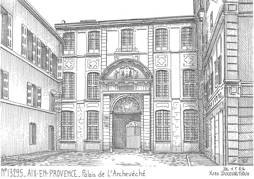 N 13295 - AIX EN PROVENCE - palais de l archev�ch�