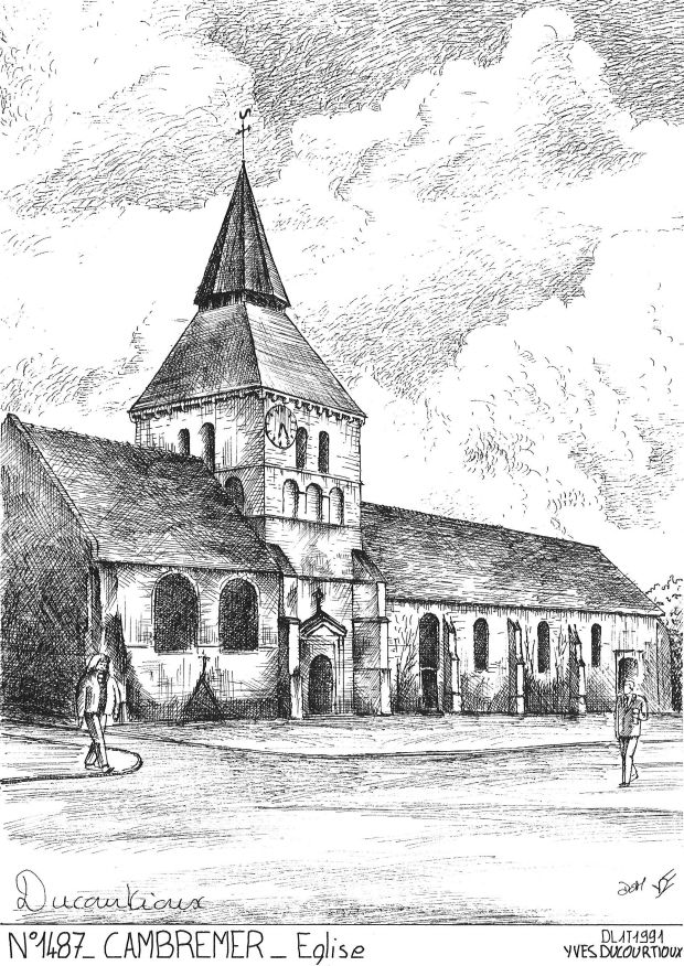 N 14087 - CAMBREMER - église