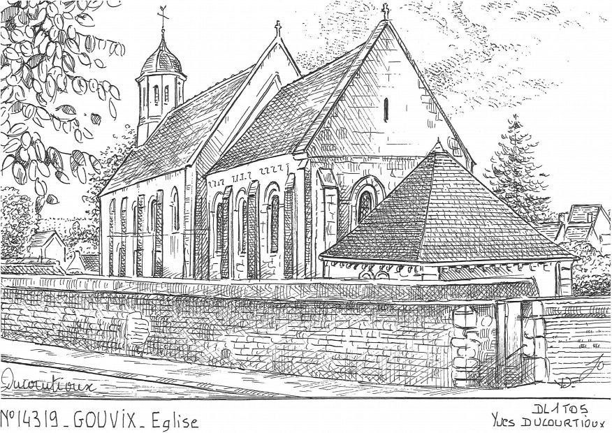 N 14319 - GOUVIX - église