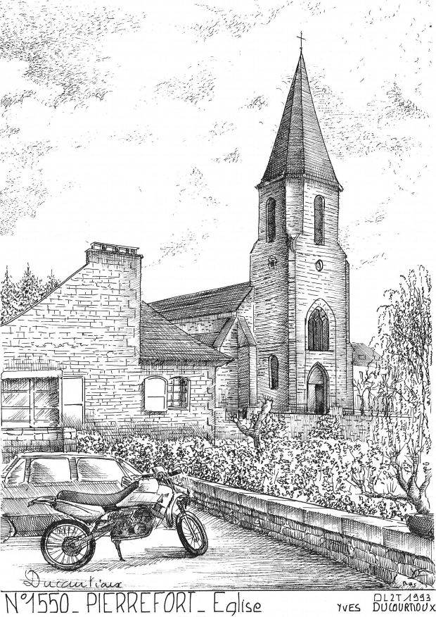 N 15050 - PIERREFORT - église