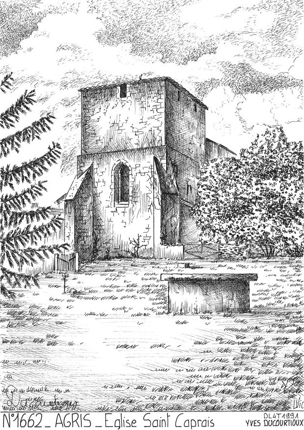 N 16062 - AGRIS - église st caprais