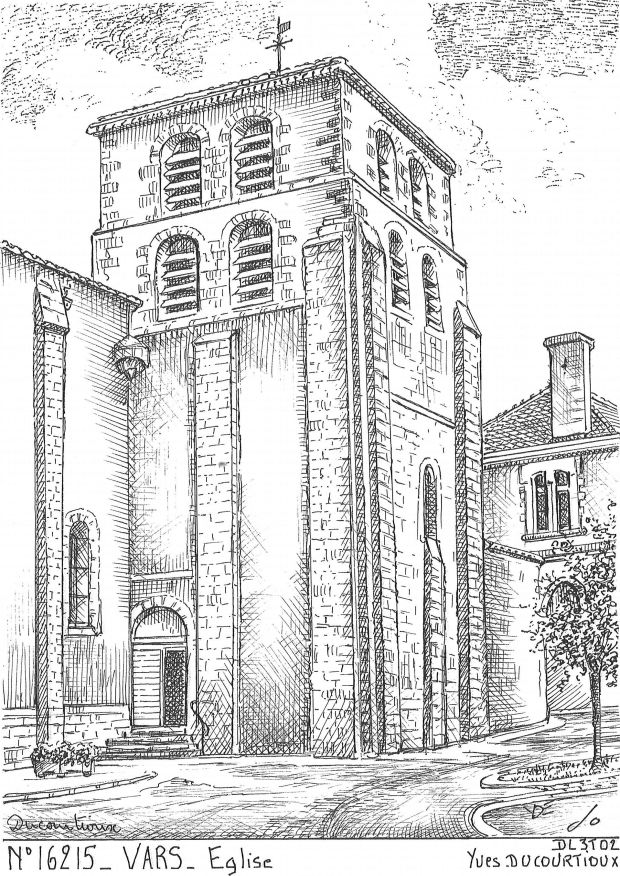 N 16215 - VARS - église