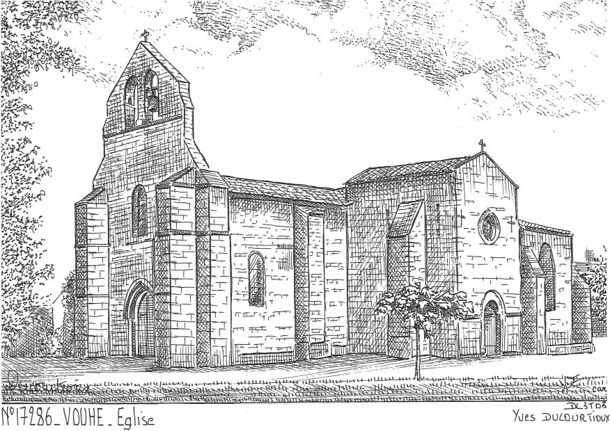 N 17286 - VOUHE - église