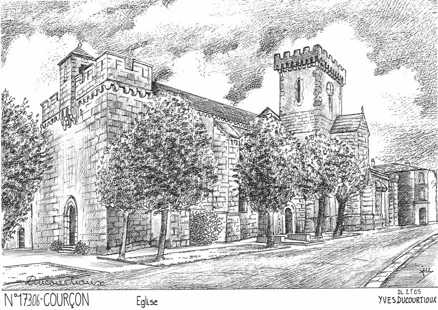 N 17306 - COURCON - église