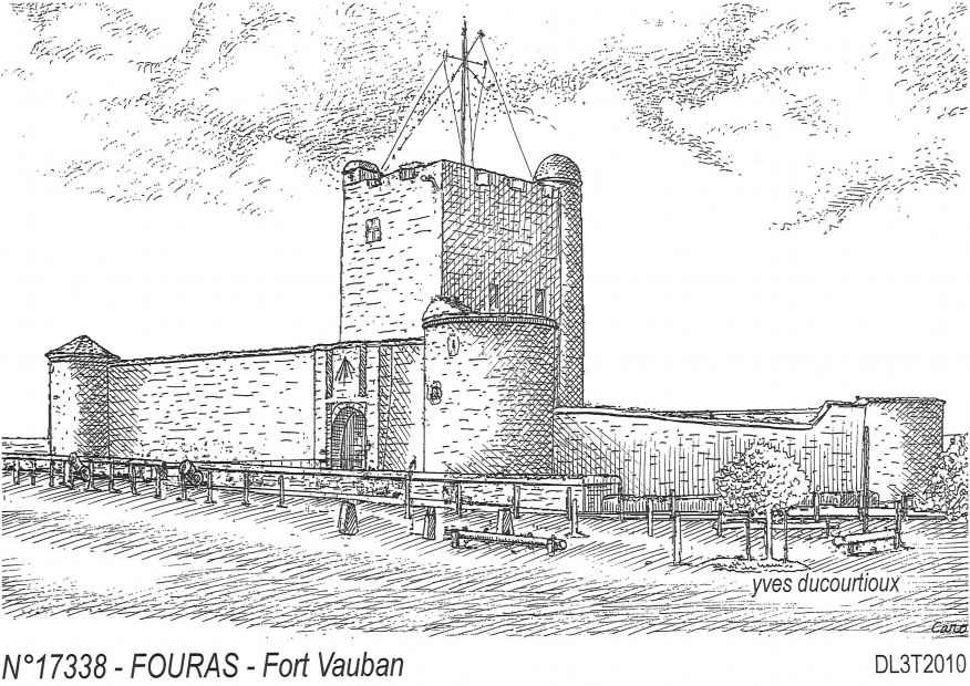 N 17338 - FOURAS - fort vauban