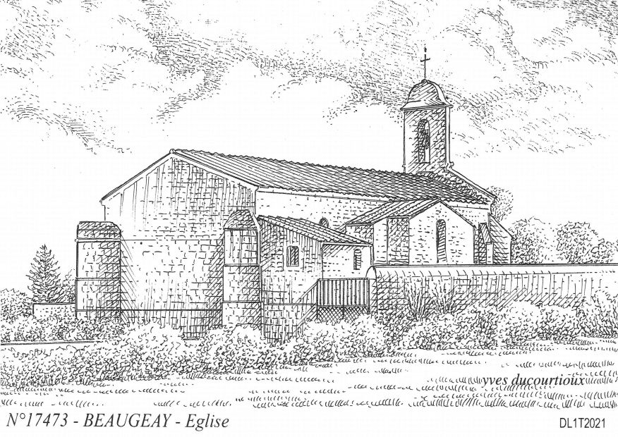 N 17473 - BEAUGEAY - église