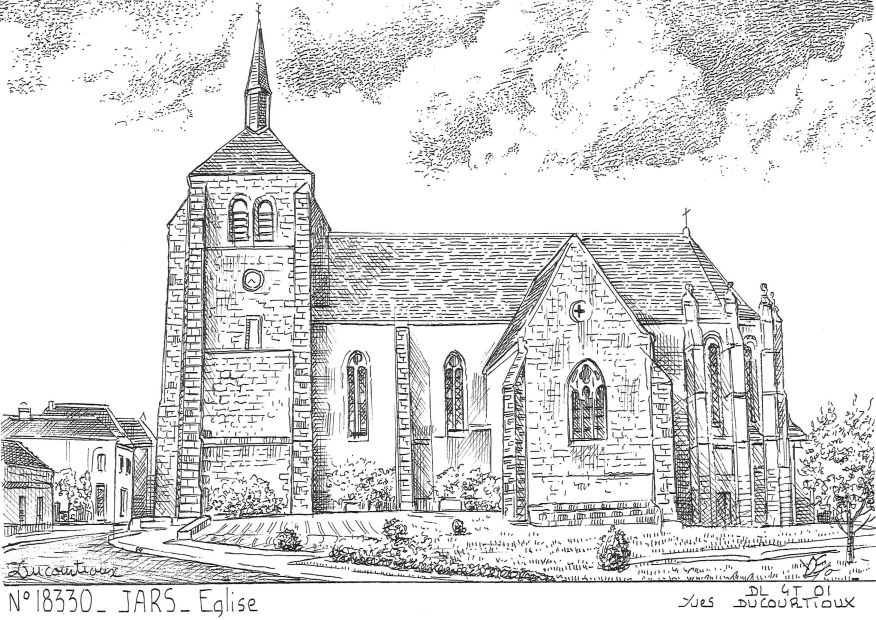 N 18330 - JARS - église