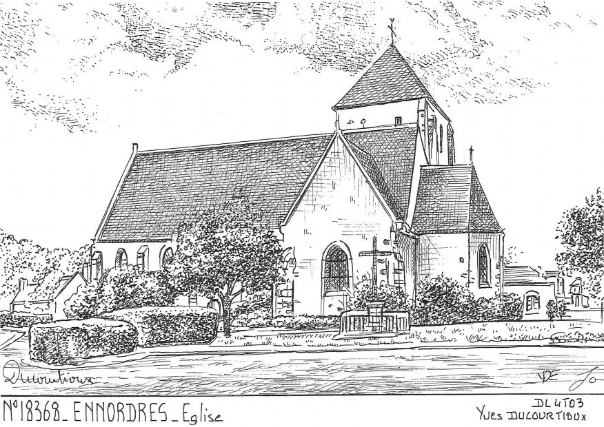 N 18368 - ENNORDRES - église